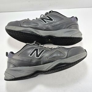 New Balance 626v2 Industrial Slip Resistant Work Shoes - Grey/Black Men's 11.5